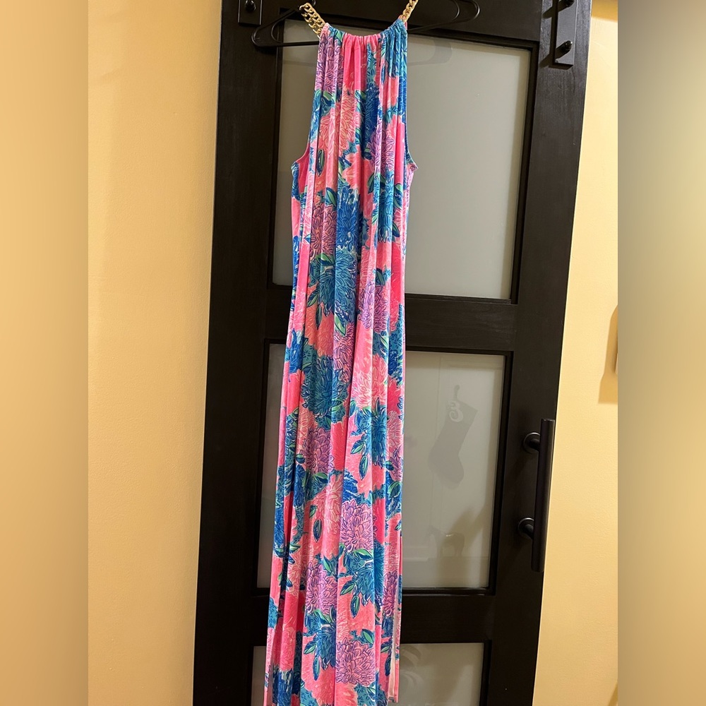 Medium Lilly Pulitzer maxi dress with tie strap